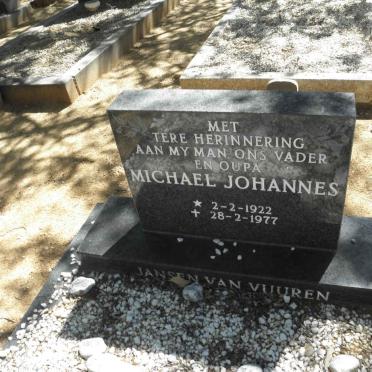 VUUREN Michael Johannes, Jansen van 1922-1977