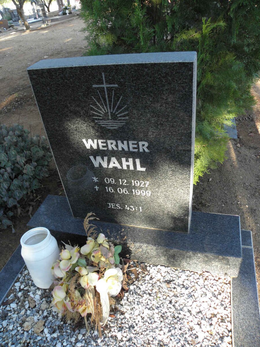 WAHL Werner 1927-1999