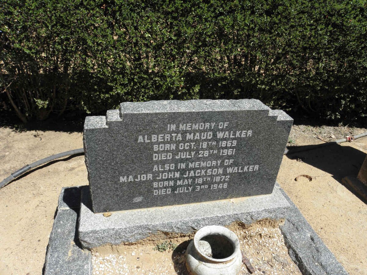 WALKER John Jackson 1872-1948 &amp; Alberta Maud 1869-1961