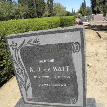 WALT A.J., v.d. 1908-1966