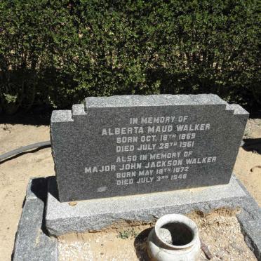 WALKER John Jackson 1872-1948 &amp; Alberta Maud 1869-1961