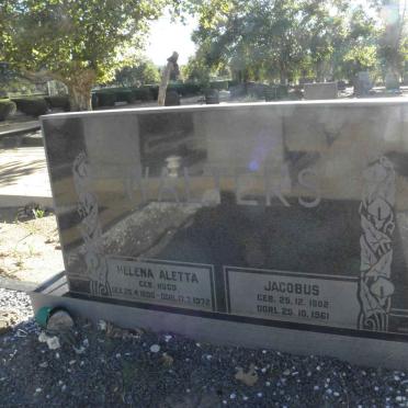 WALTERS Jacobus 1882-1961 &amp; Helena Aletta HUGO 1890-1972