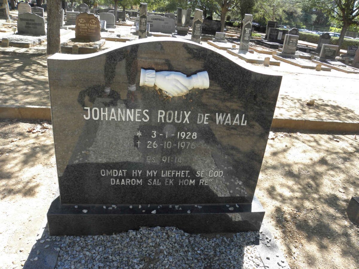 WAAL Johannes Roux, de 1928-1976