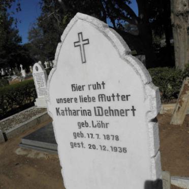 WEHNERT Katharina nee LÖHR 1878-1936