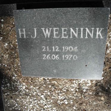 WEENINK H.J. 1904-1970
