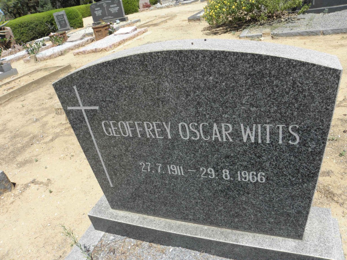 WITTS Geoffrey Oscar 1911-1966