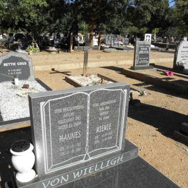 WIELLIGH Hannes, von 1925-2000 &amp; Miemie 1925-2004