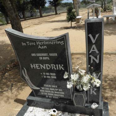 WYK Hendrik, van 1930-1998