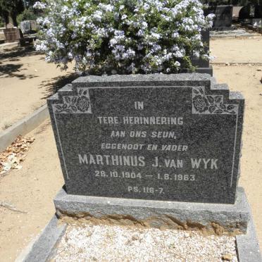 WYK Marthinus J., van 1904-1963