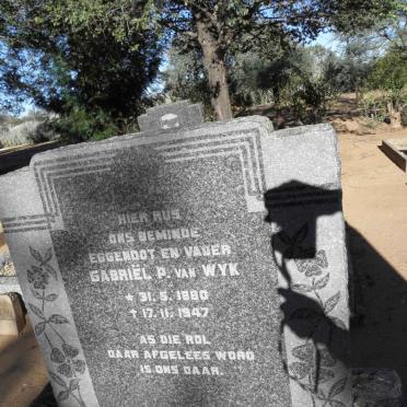 WYK Gabriël P., van 1880-1947