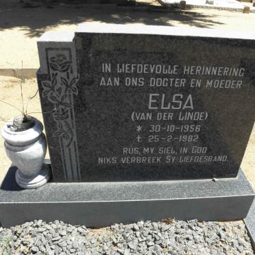 ? Elsa nee VAN DER LINDE 1956-1982