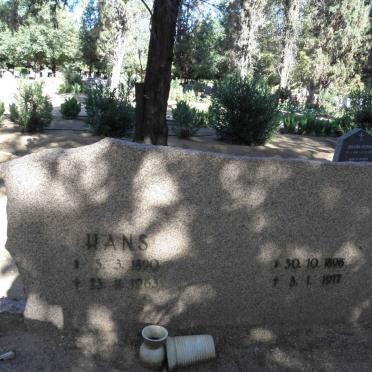 ? Hans 1890-1963 &amp; ? 1896-1977