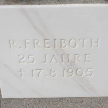 FREIBOTH R. -1905