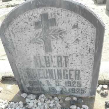 BREUNINGER Albert 1925-1925