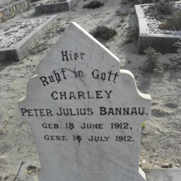 BANNAU Charley Peter Julius 1912-1912