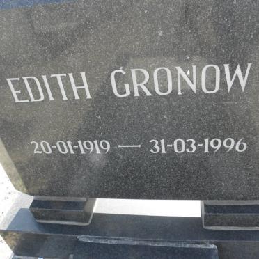 GRONOW Edith 1919-1996