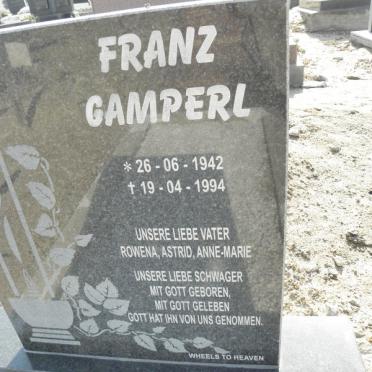 GAMPERL Franz 1942-1994