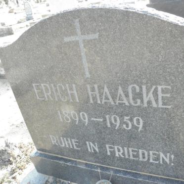 HAACKE Erich 1899-1959