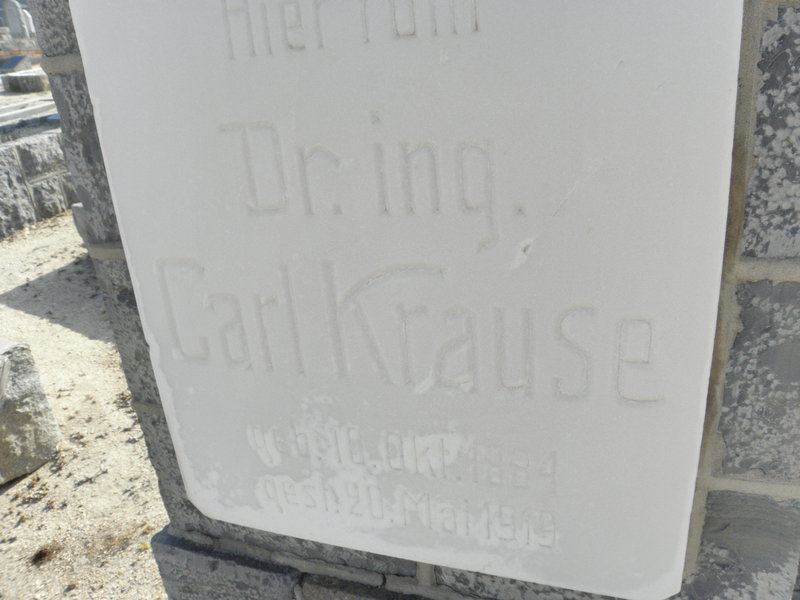 KRAUSE Carl 1884-1919