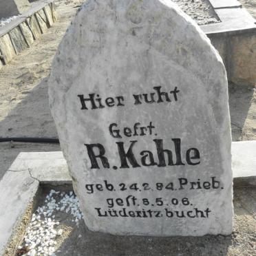 KAHLE R. 1884-1906