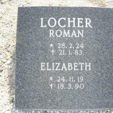 LOCHER Roman 1924-1983 &amp; Elizabeth 1919-1990