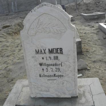 MEIER Max 1888-1929