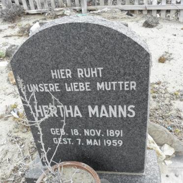 MANNS Hertha 1891-1959