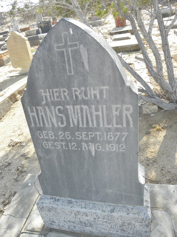 MAHLER Hans 1877-1912 