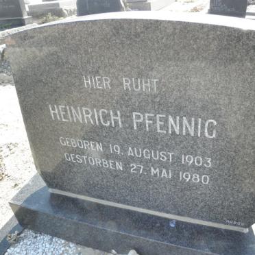 PFENNIG Heinrich 1903-1980