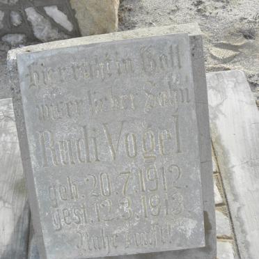 VOGEL Rudi 1912-1913