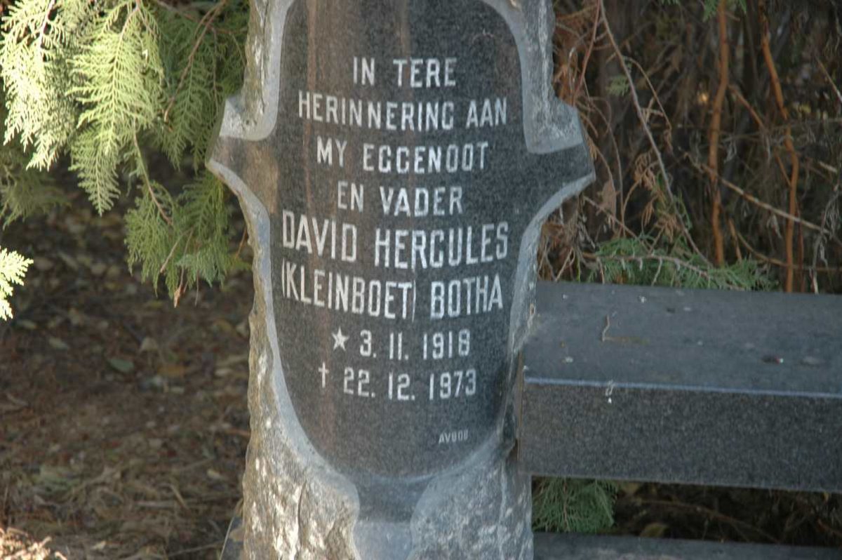 BOTHA David Hercules 1918-1973