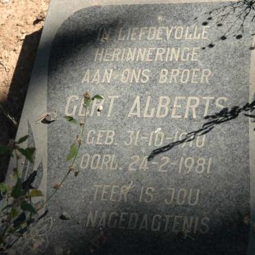 ALBERTS Gert 1910-1981