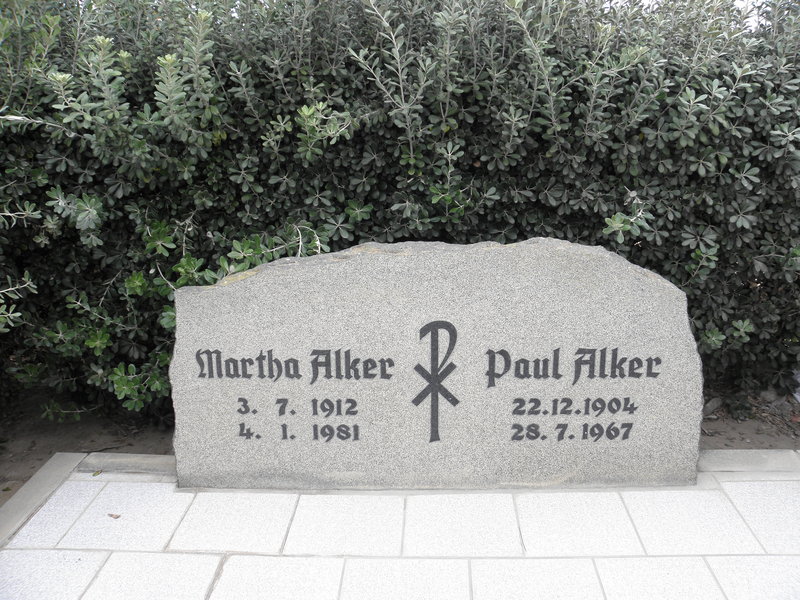 ALKER Paul 1904-1967 &amp; Martha 1912-1981