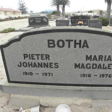 BOTHA Pieter Johannes 1910-1971 &amp; Maria Magdalena 1916-1976