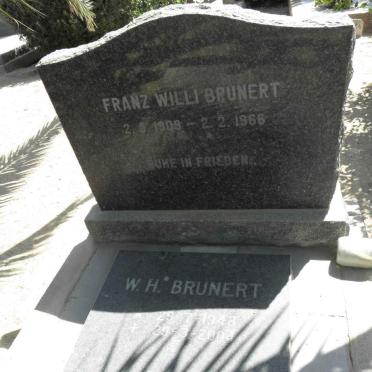 BRUNERT Franz Willi 1909-1966 :: BRUNERT W.H. 1948-2004