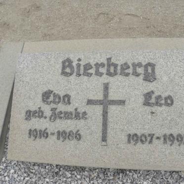BIERBERG Leo 1907-1992 &amp; Eva ZEMKE 1916-1986