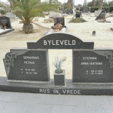 BYLEVELD Gerhardus Petrus 1921-1999 &amp; Stefania Anna-Katrina 1926-1993