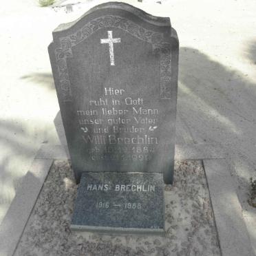 BRECHLIN Willi 1884-1929 :: BRECHLIN Hans 1916-1988