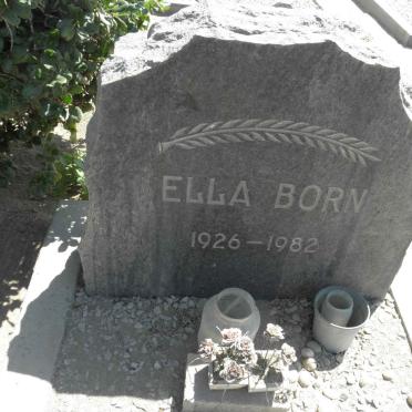BORN Ella 1926-1981