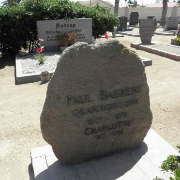 BAERENS Paul 1907-1979 &amp; Charlotte 1914-1998