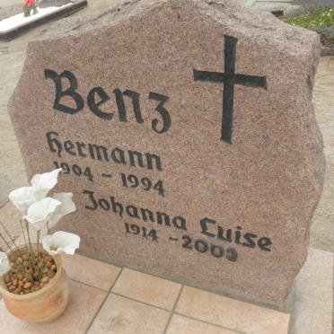 BENZ Hermann 1904-1994 &amp; Johanna Luise 1914-2003