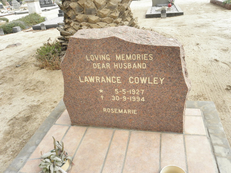 COWLEY Lawrance 1927-1994