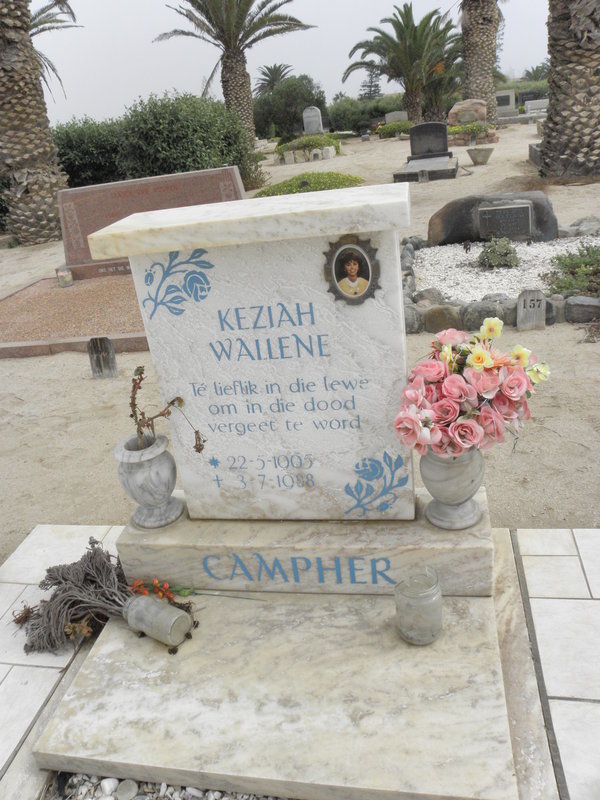 CAMPHER Keziah Wallene 1965-1988