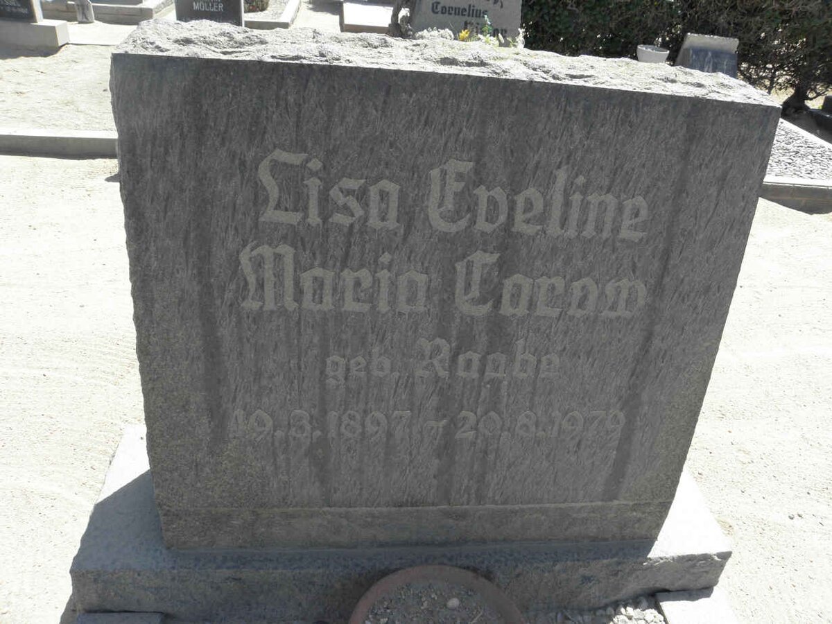 CAROW Lise Eveline Maria nee RAABE 1897-1979