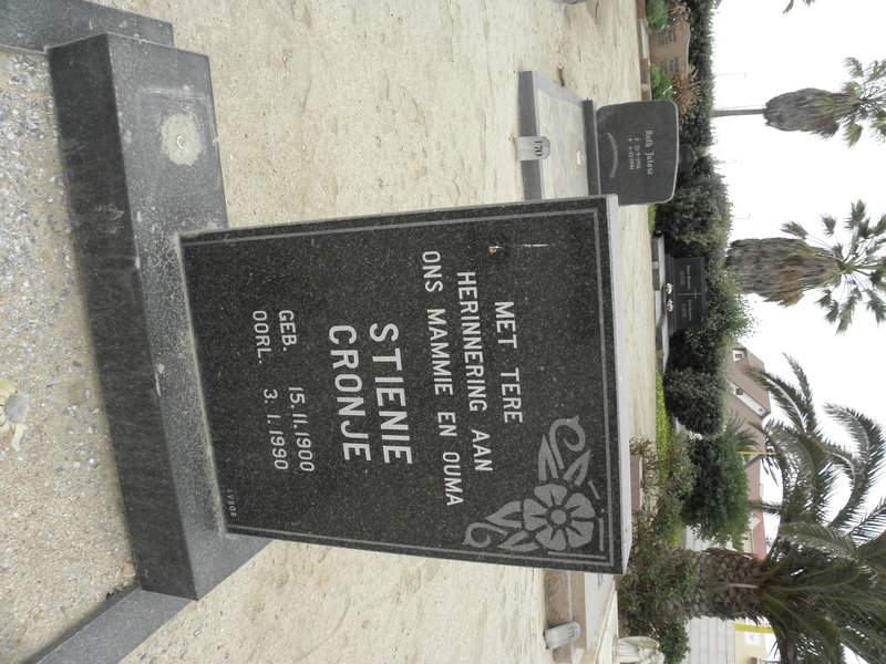 CRONJE Stienie 1900-1990