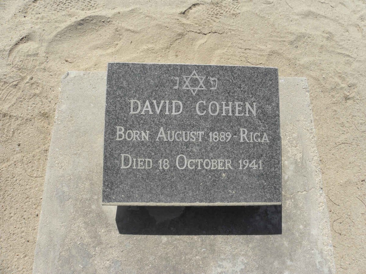 COHEN David 1889-1941