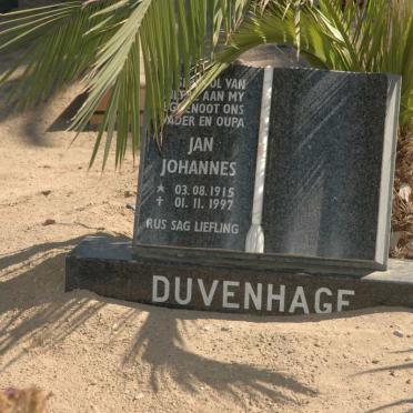 DUVENHAGE Jan Johannes 1915-1997