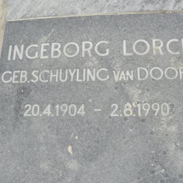 DOORN Marie, van 1868-1949 :: LORCK Ingeborg nee SCHUYLING VAN DOORN 1904-1990