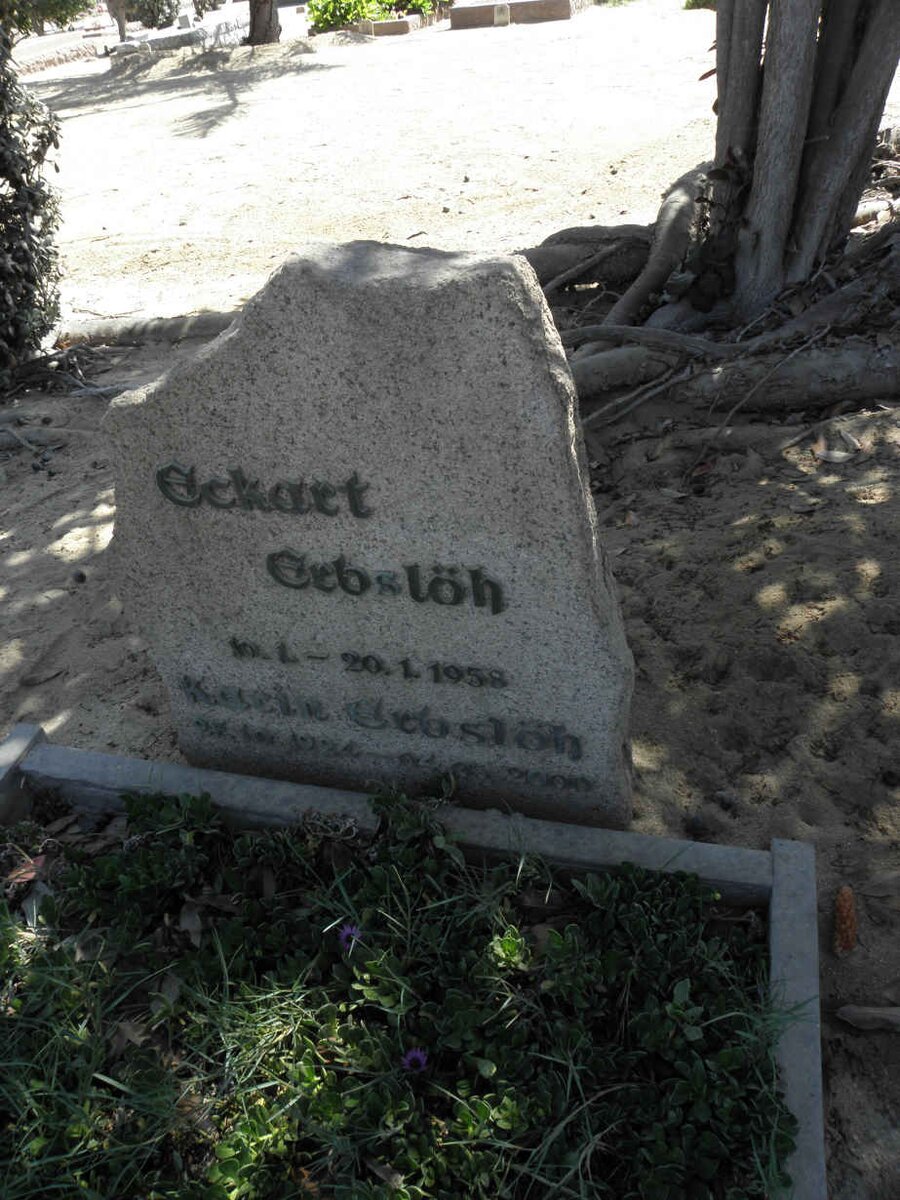 ERBSLÖH Eckart -1958 :: ERBSLÖH Karlin 1924-2000