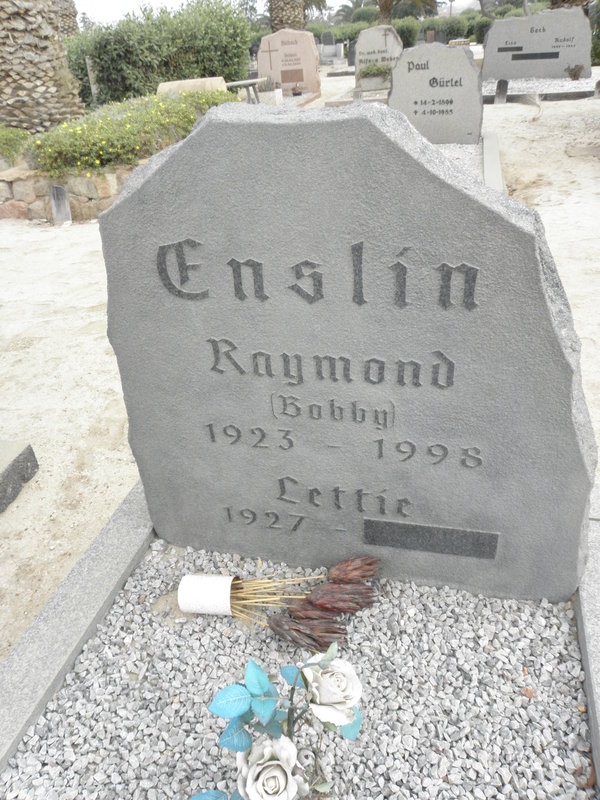 ENSLIN Raymond 1923-1998 &amp; Lettie 1927-